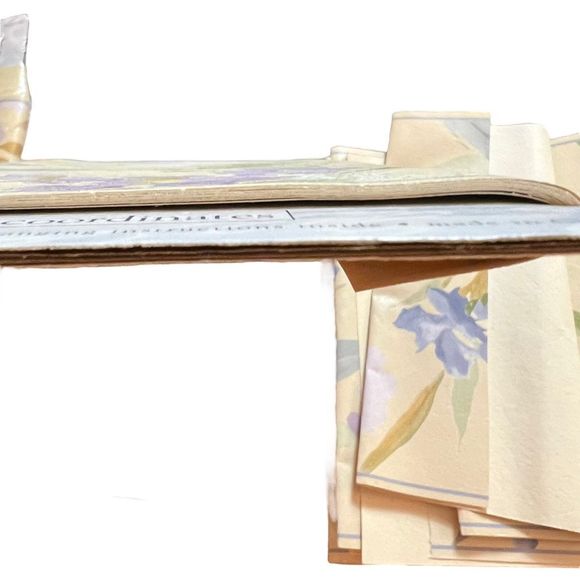 Marzipan Coordinating Border Pre-Pasted Floral Pattern Lot 3 NEW Packs 1 Partial - Picture 6 of 7